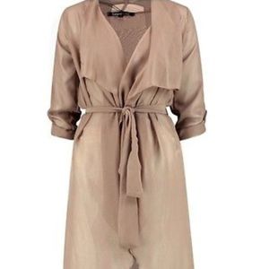 Mocha Chiffon Duster